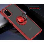 Wholesale Tuff Slim Armor Hybrid Ring Stand Case for Samsung Galaxy Note 20 (Red)